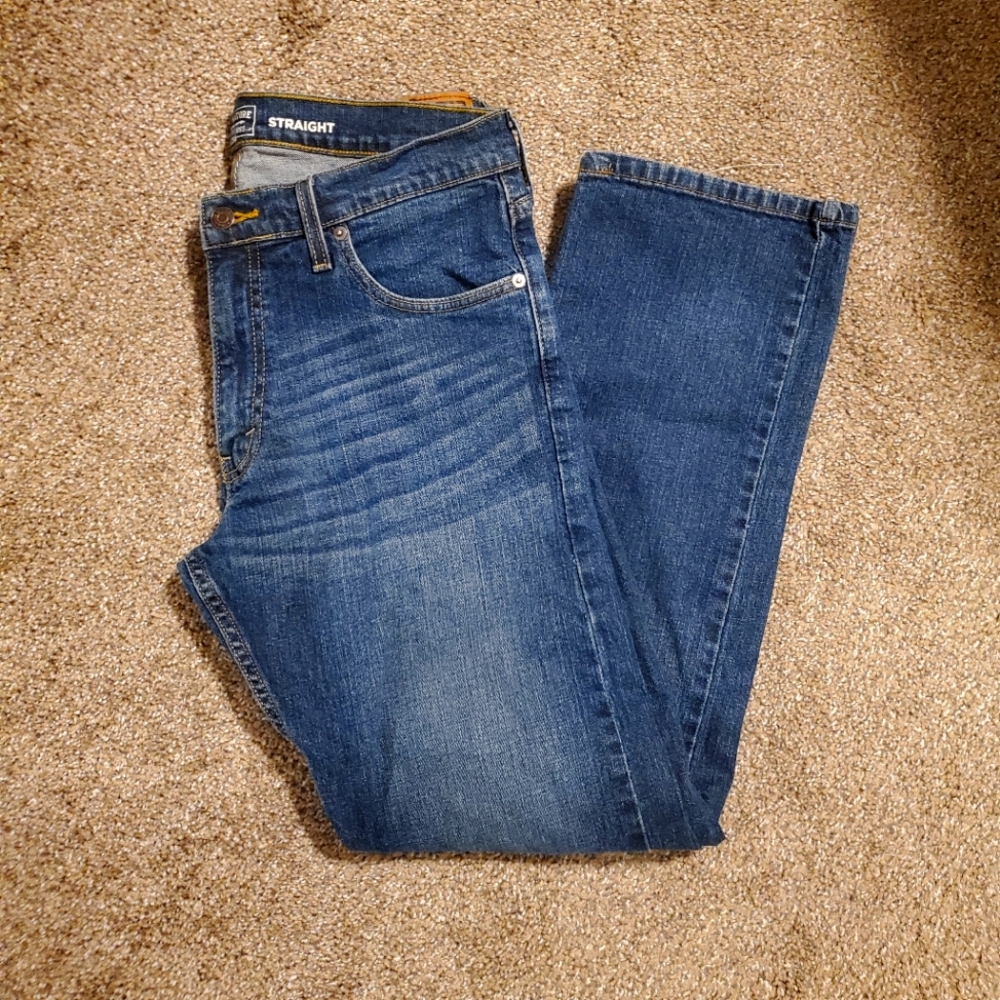 Levi Strauss Signature Mens Jeans Straight 34x32